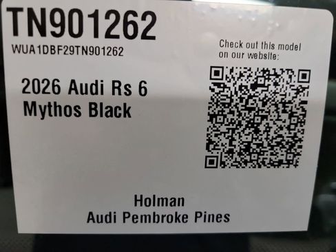 New 2026 Audi RS 6 performance image 20