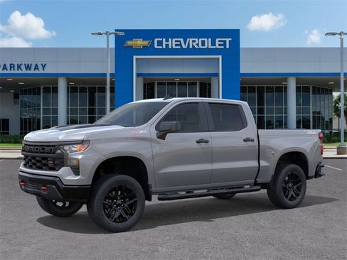 New 2025 Chevrolet Silverado 1500 Custom Trail Boss w/ LPO, Dark Essentials Package image 2