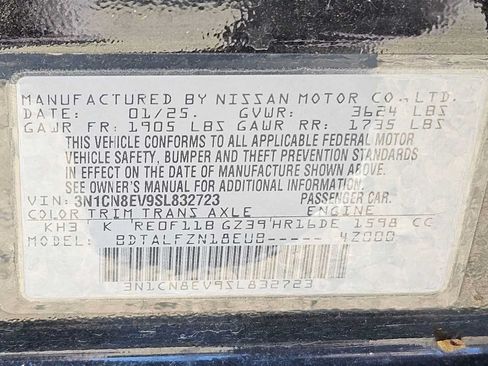 Used 2025 Nissan Versa SV FWD image 35