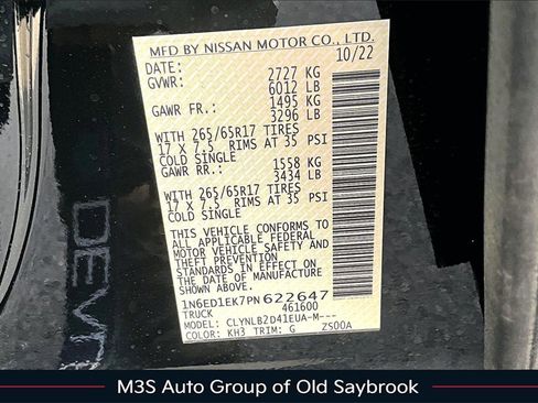 Used 2023 Nissan Frontier SV w/ Midnight Edition Package image 19