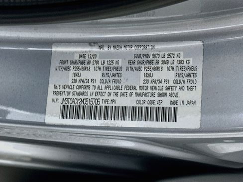Used 2021 MAZDA CX-9 Touring w/ Touring Premium Package FWD image 12