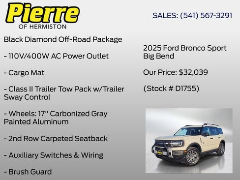New 2025 Ford Bronco Sport Big Bend image 6