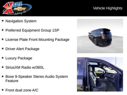 Used 2022 Chevrolet Suburban RST w/ Luxury Package image 2