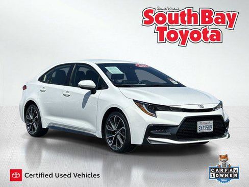 Certified 2021 Toyota Corolla SE w/ Carpet Mat Package (TMS) FWD image 1