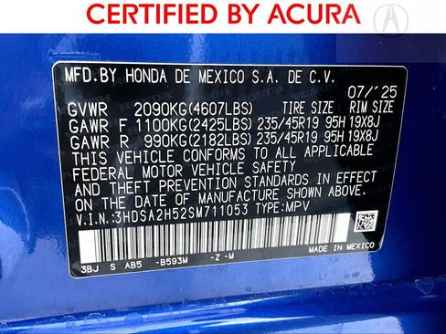 Certified 2025 Acura ADX A-Spec image 41