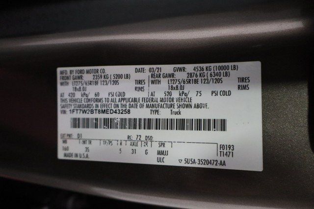 Used 2021 Ford F250 XLT AWD/4WD image 88