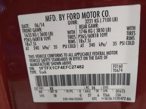Used 2014 Ford F150 FX2 w/ Equipment Group 402A Luxury RWD image 33