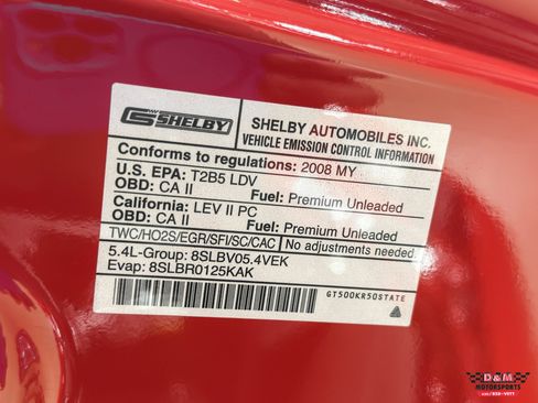 Used 2008 Ford Mustang Shelby GT500 RWD image 56