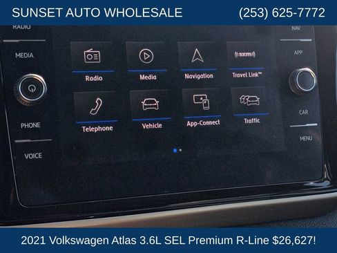 Used 2021 Volkswagen Atlas SEL Premium AWD/4WD image 37