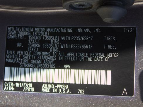Used 2022 Toyota Sienna LE FWD image 26