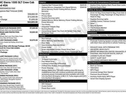 Used 2021 GMC Sierra 1500 SLT w/ SLT Premium Plus Package image 5