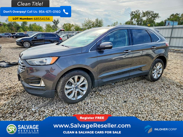 Used 2019 Ford Edge Titanium w/ Cold Weather Package AWD/4WD image 1