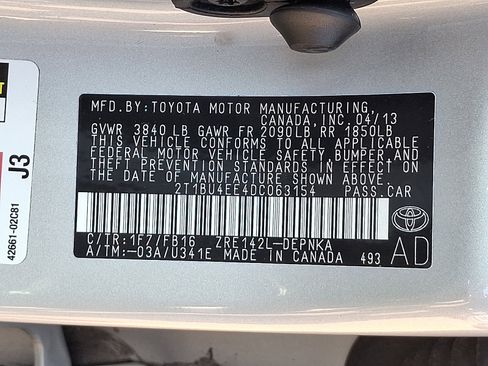 Used 2013 Toyota Corolla LE image 26