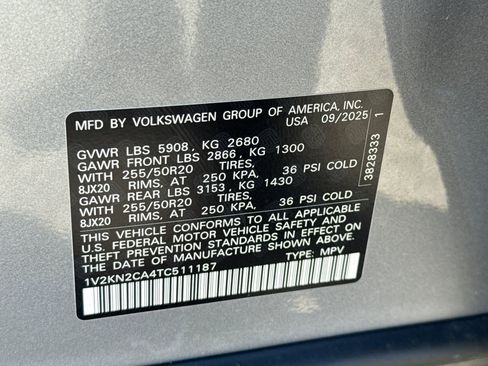 Used 2026 Volkswagen Atlas SE AWD/4WD image 27