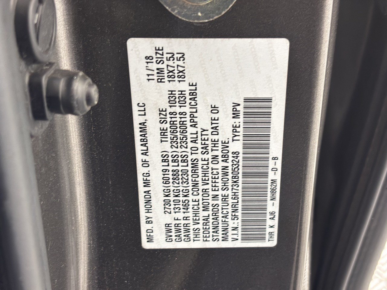 Used 2019 Honda Odyssey EX-L image 32