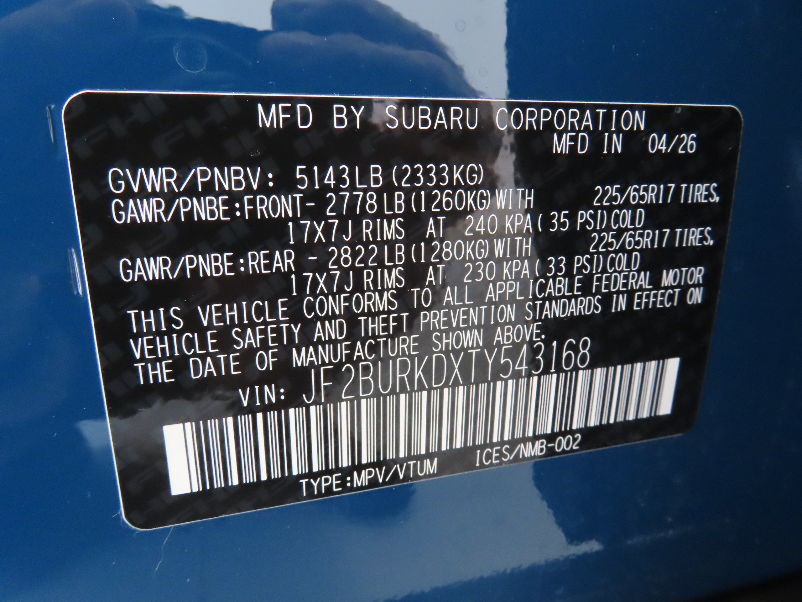 New 2026 Subaru Outback Wilderness AWD/4WD image 25