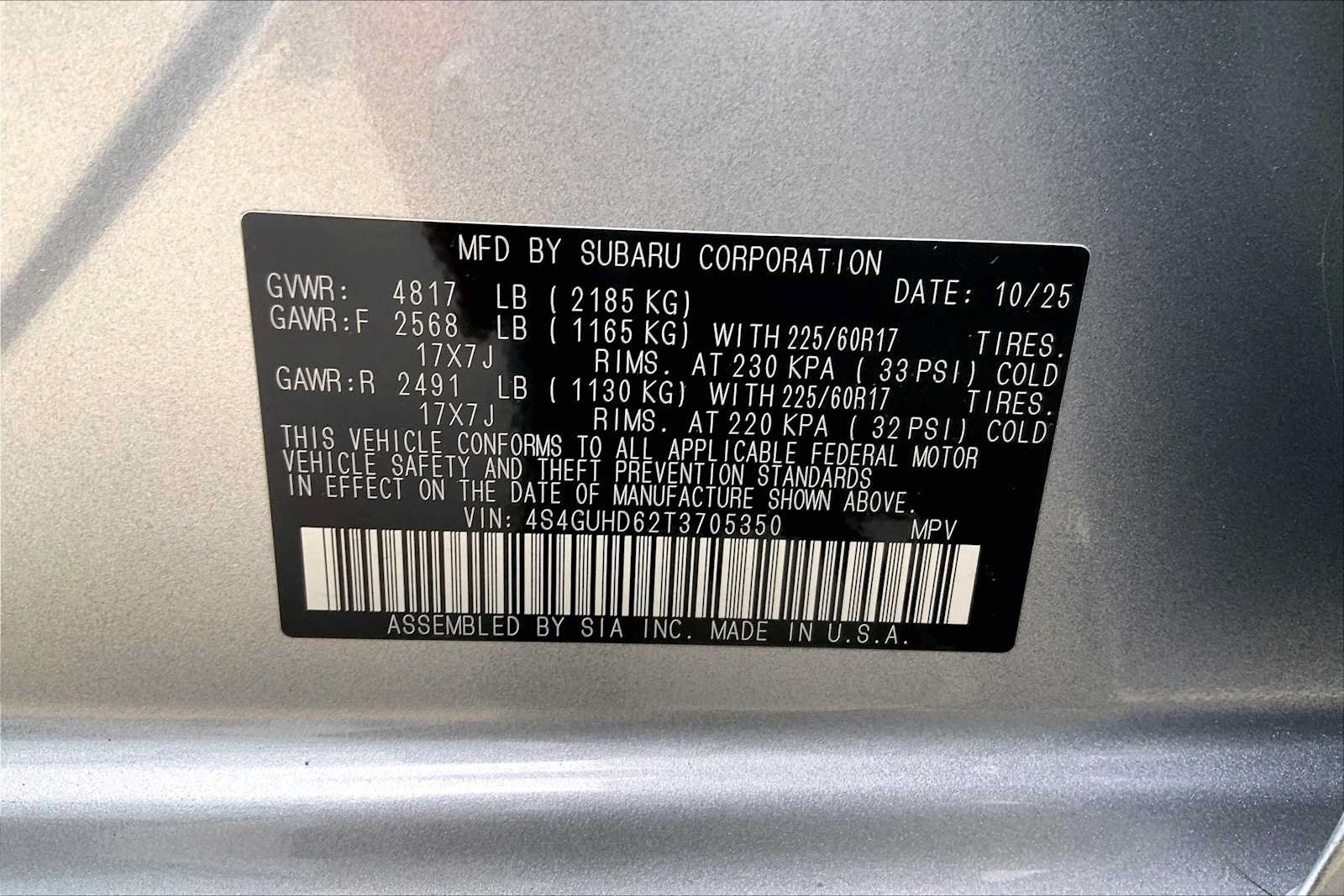 Certified 2026 Subaru Crosstrek 2.5i Premium AWD/4WD image 33