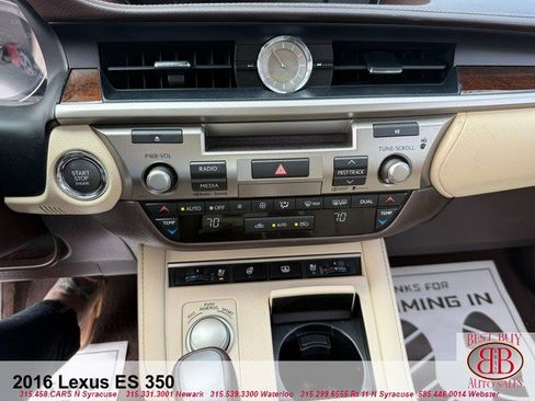 Used 2016 Lexus ES 350 w/ Luxury Package w/Wood Trim FWD image 21