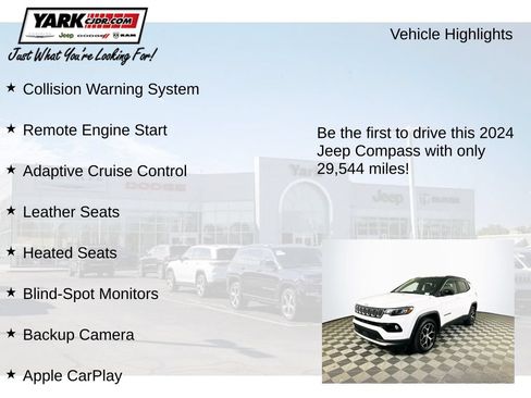 Certified 2024 Jeep Compass Limited AWD/4WD image 12