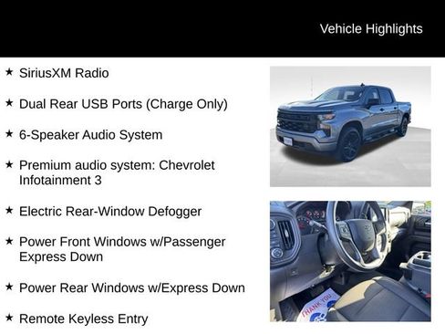Certified 2024 Chevrolet Silverado 1500 Custom w/ Rally Edition AWD/4WD image 16