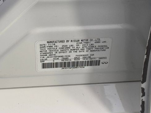 Used 2019 INFINITI Q50 Luxe w/ Cargo Package (L96) image 42