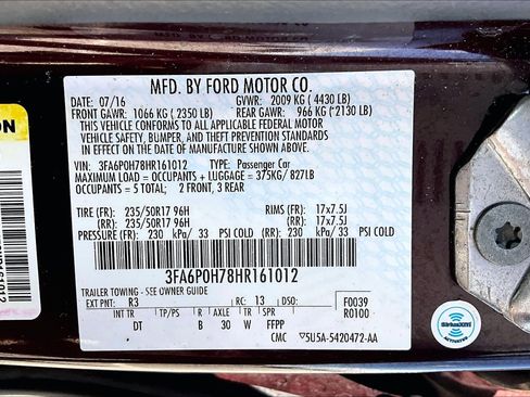 Used 2017 Ford Fusion SE image 19