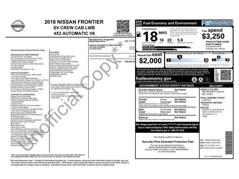 Used 2018 Nissan Frontier SV image 40