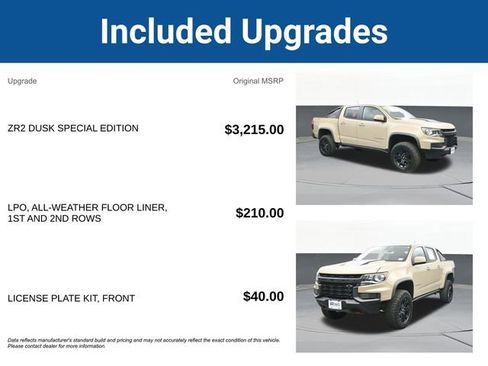 Used 2021 Chevrolet Colorado ZR2 w/ ZR2 Dusk Special Edition AWD/4WD image 5