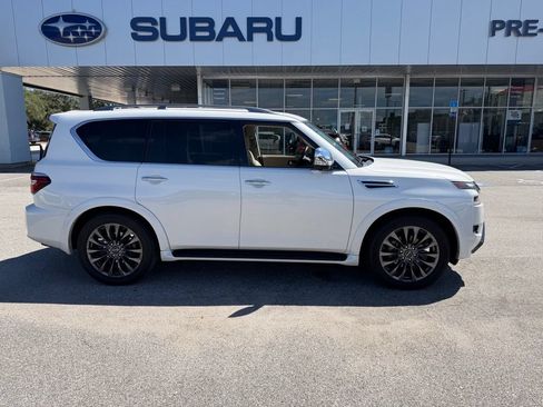 Used 2023 Nissan Armada Platinum w/ Captain's Chairs Package AWD/4WD image 2