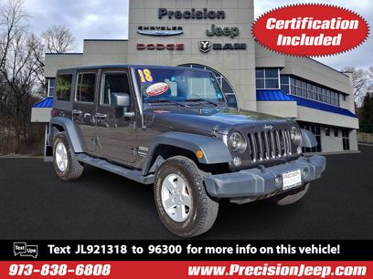 Certified 2018 Jeep Wrangler Unlimited Sport S
