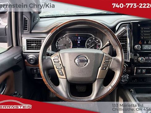 Used 2021 Nissan Titan Platinum Reserve w/ Off Road Protection Package AWD/4WD image 7