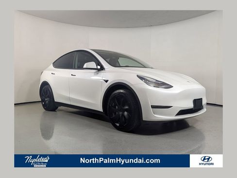 Used 2021 Tesla Model Y Long Range AWD/4WD image 1