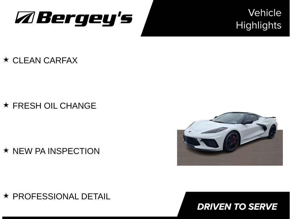 Used 2023 Chevrolet Corvette Stingray Premium Conv w/ Z51 Performance Package RWD image 4