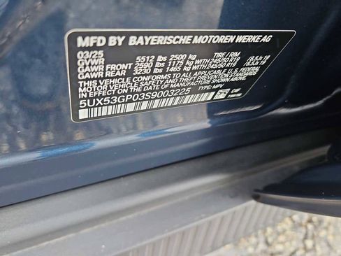 Used 2025 BMW X3 xDrive30i w/ Convenience Package image 37