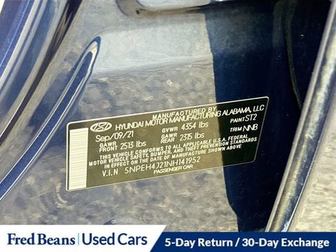 Used 2022 Hyundai Sonata Limited w/ Preferred Accessory Package image 35
