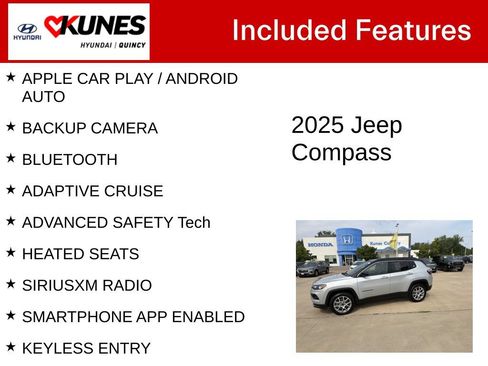 Used 2025 Jeep Compass Limited AWD/4WD image 2