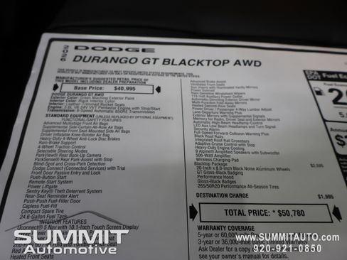 New 2026 Dodge Durango GT AWD/4WD image 39