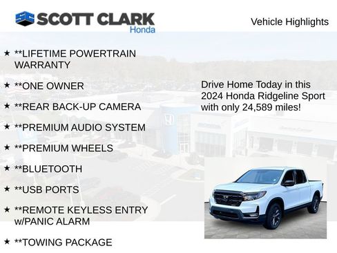 Used 2024 Honda Ridgeline Sport image 11