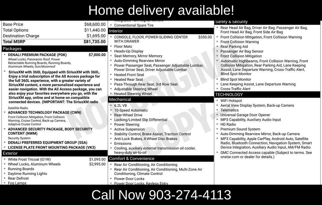 Used 2021 GMC Yukon Denali w/ Denali Premium Package RWD image 40