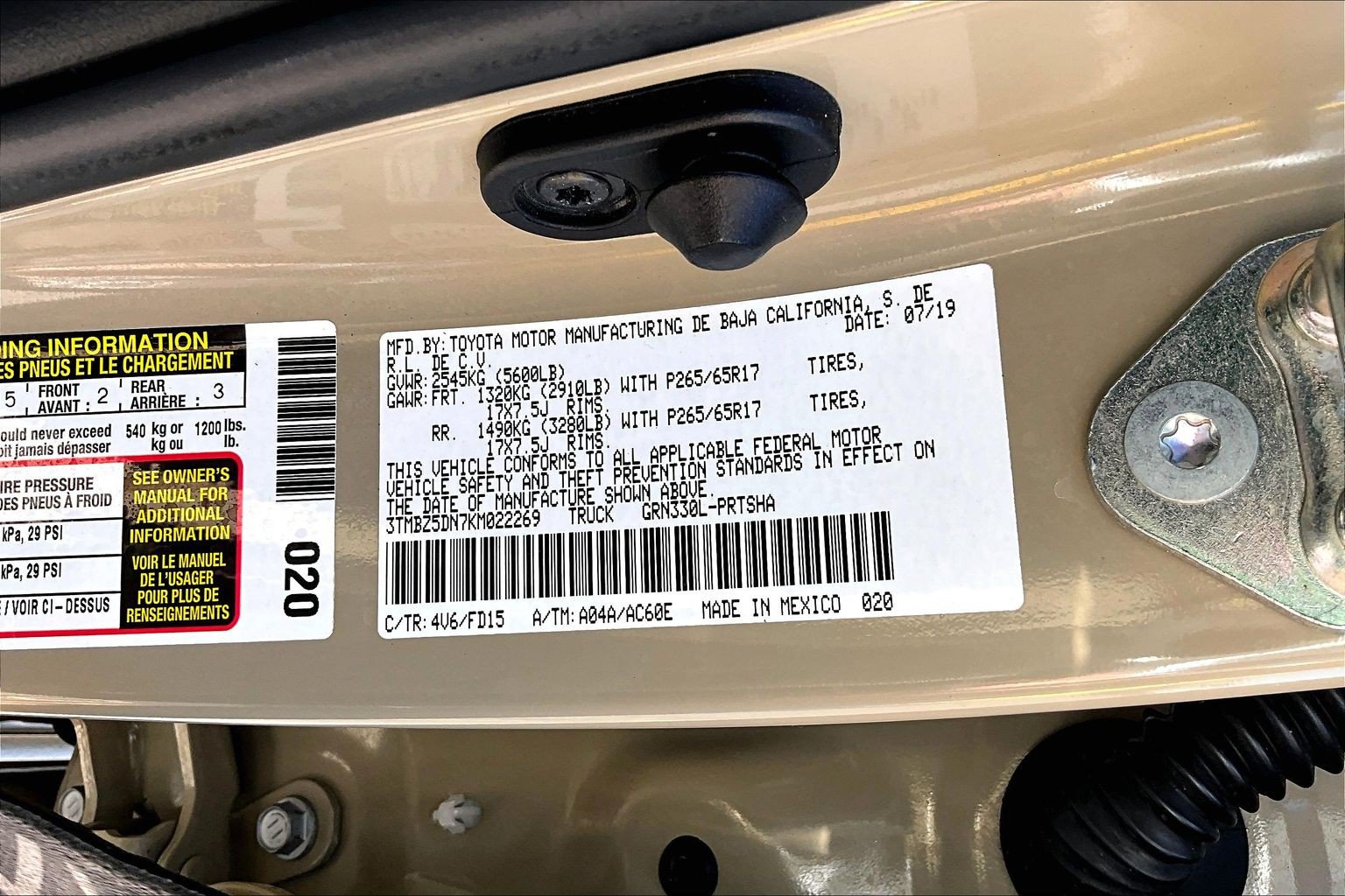 Used 2019 Toyota Tacoma TRD Sport RWD image 34