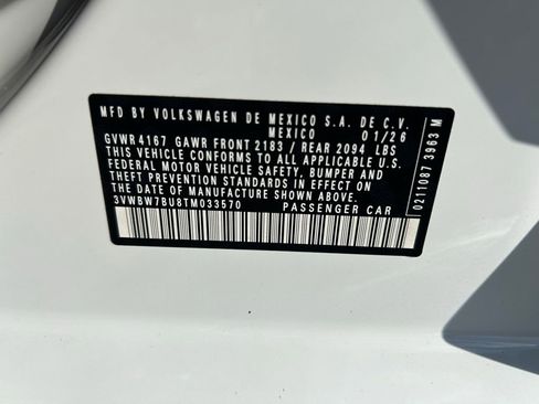 New 2026 Volkswagen Jetta Sport image 56