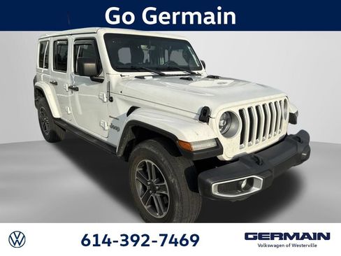 Used 2023 Jeep Wrangler Unlimited Sahara w/ LED Lighting Group AWD/4WD image 1