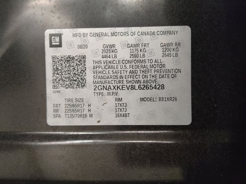 Used 2020 Chevrolet Equinox LT FWD image 33