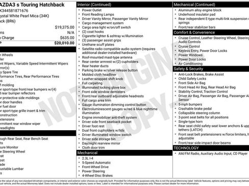 Used 2008 MAZDA MAZDA3 s Touring image 5