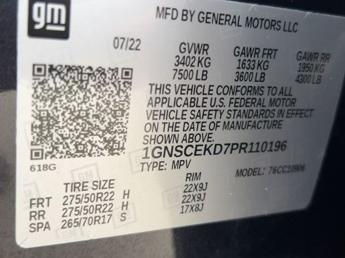 Certified 2023 Chevrolet Suburban RST image 62