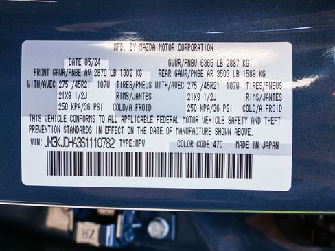 Used 2025 MAZDA CX-70 Plug-In Hybrid w/ Premium Pkg AWD/4WD image 42