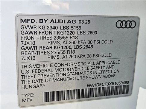 Used 2025 Audi Q3 2.0T Premium w/ Convenience Package image 23