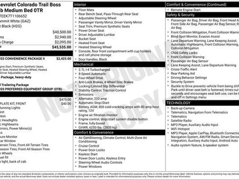 New 2026 Chevrolet Colorado Trail Boss AWD/4WD image 25