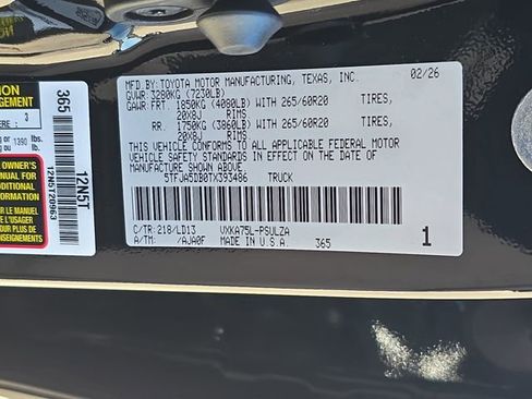 New 2026 Toyota Tundra Limited image 34