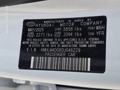 Certified 2025 Hyundai Elantra Sport FWD image 30